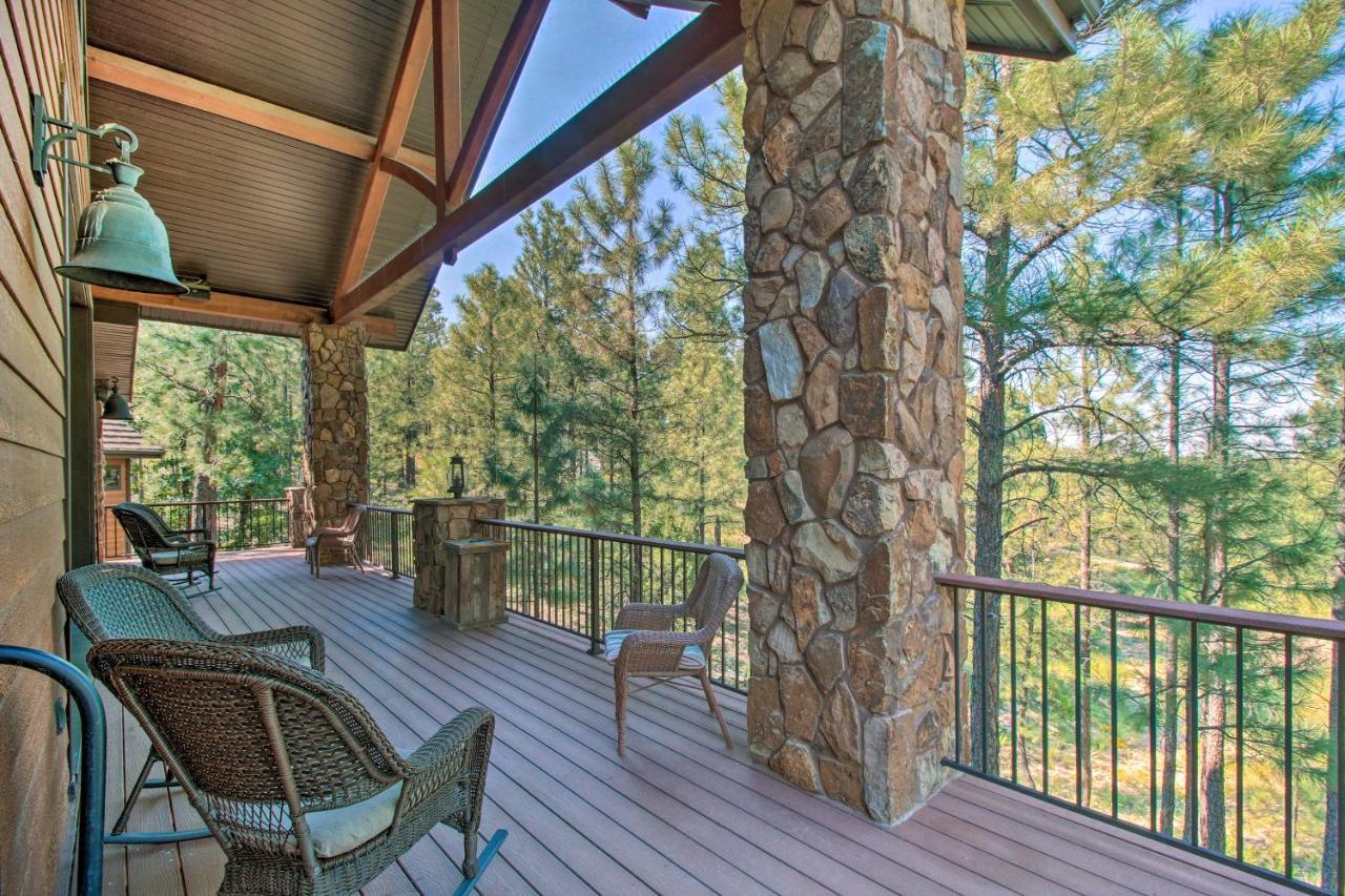 Luxe Heber Cabin With Deck, Near National Forests! Villa Exterior photo