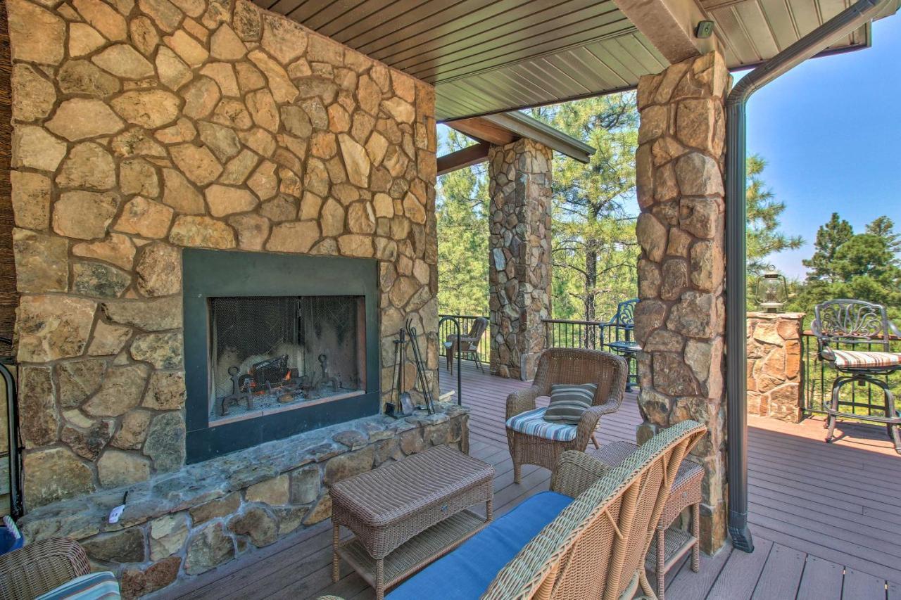 Luxe Heber Cabin With Deck, Near National Forests! Villa Exterior photo