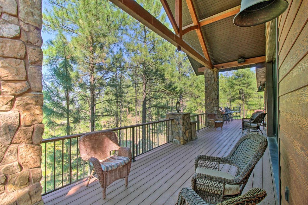 Luxe Heber Cabin With Deck, Near National Forests! Villa Exterior photo