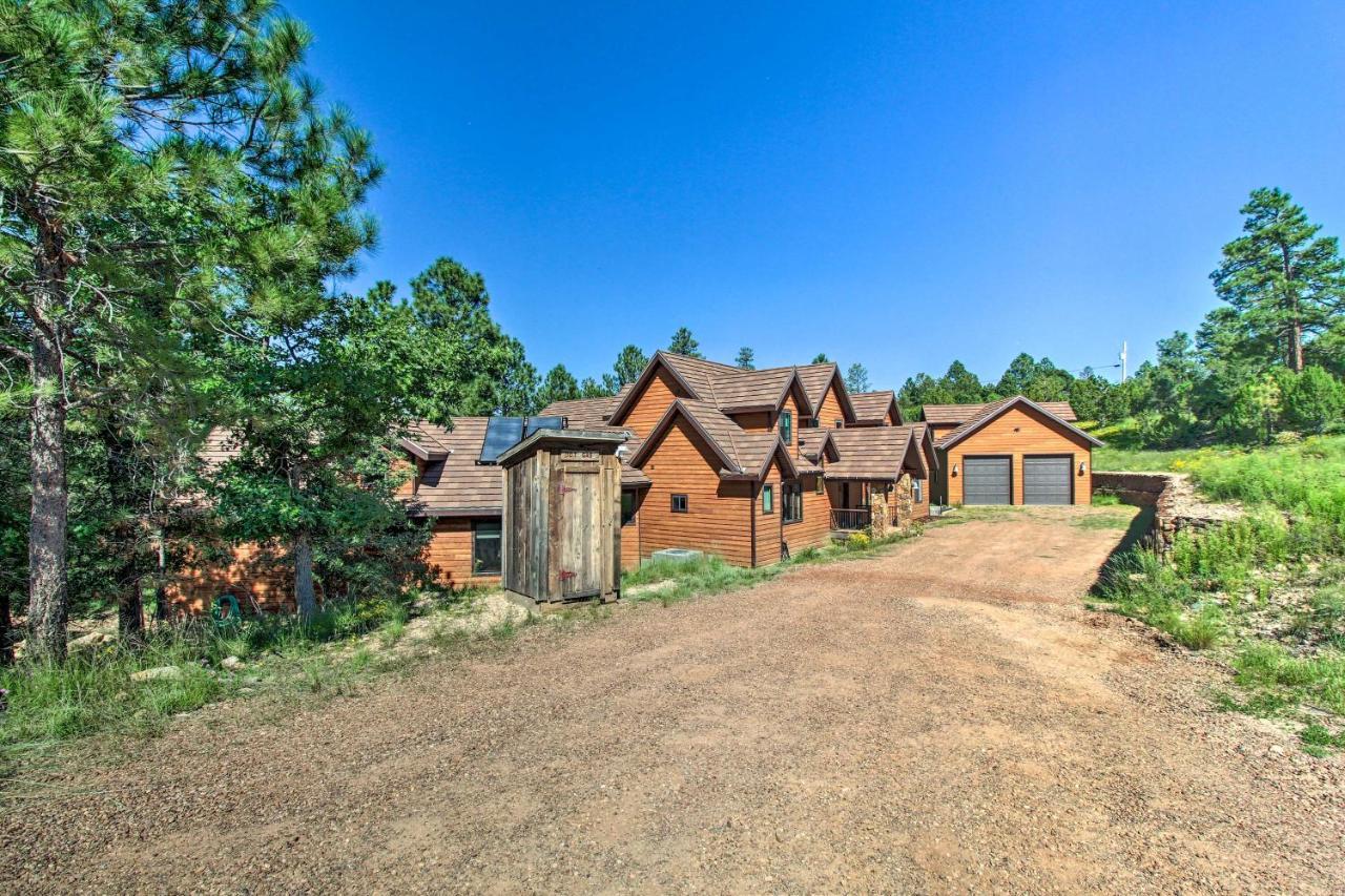 Luxe Heber Cabin With Deck, Near National Forests! Villa Exterior photo