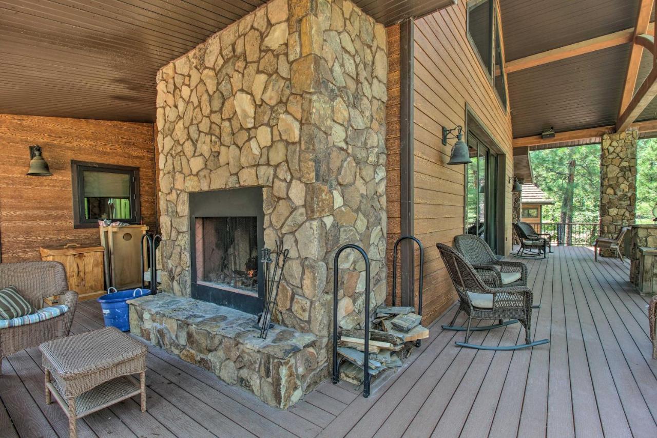 Luxe Heber Cabin With Deck, Near National Forests! Villa Exterior photo