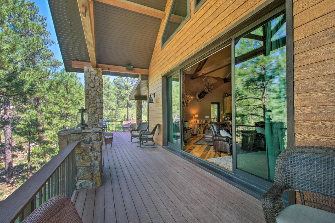 Luxe Heber Cabin With Deck, Near National Forests! Villa Exterior photo