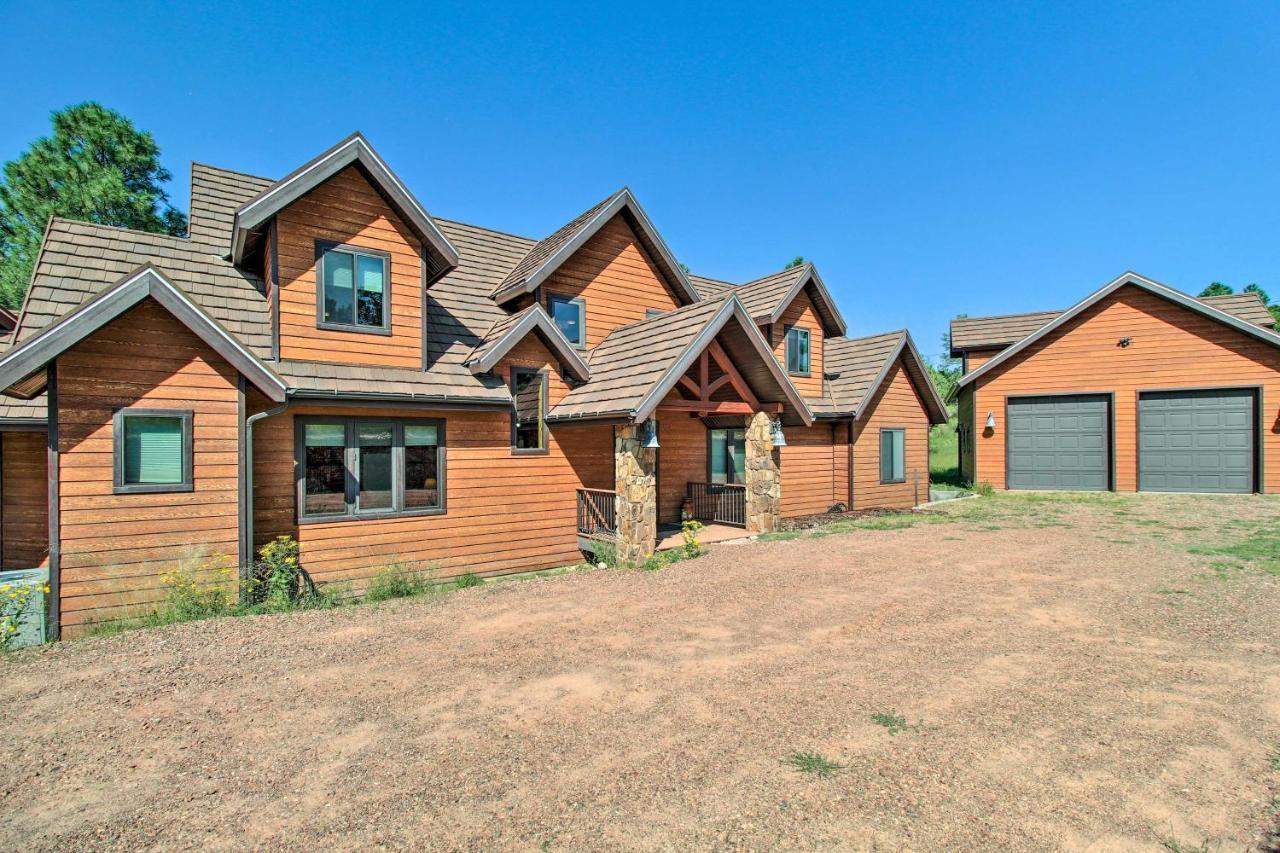 Luxe Heber Cabin With Deck, Near National Forests! Villa Exterior photo